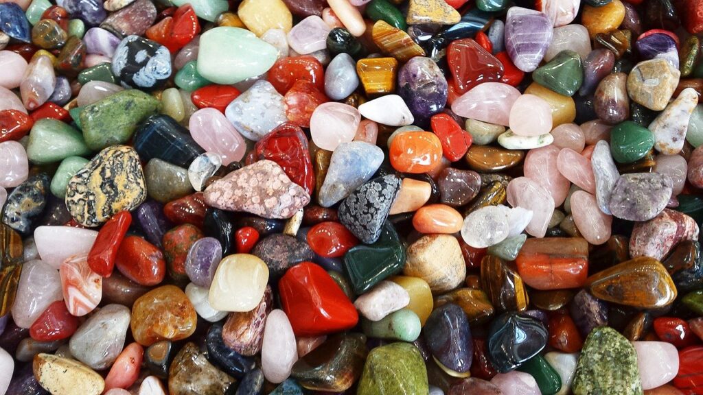 stones, colorful, deco